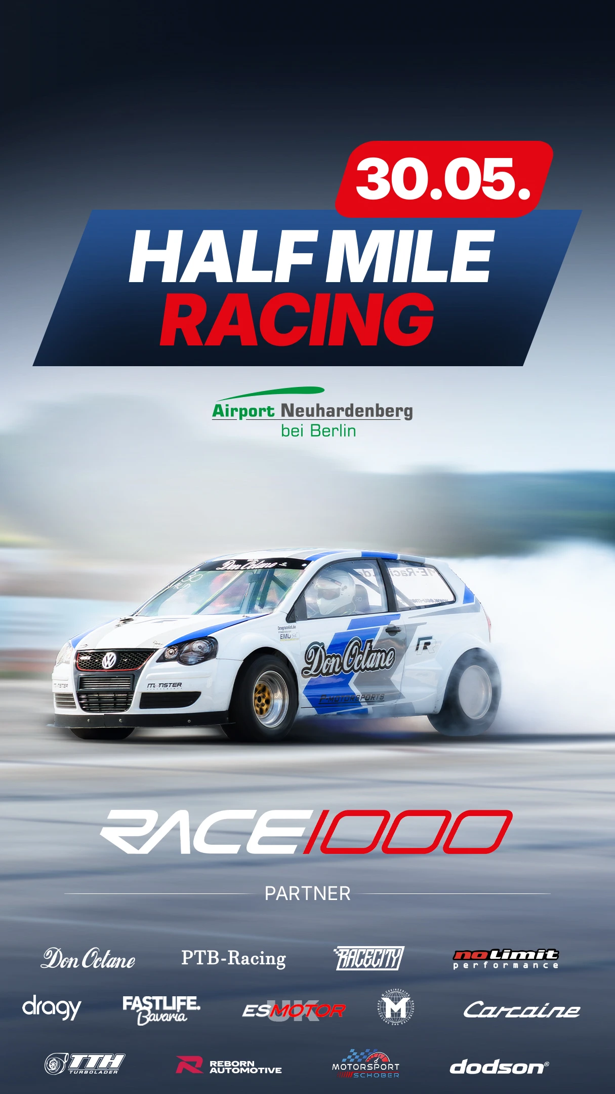 Race1000 Story-Flyer für Eventankündigung